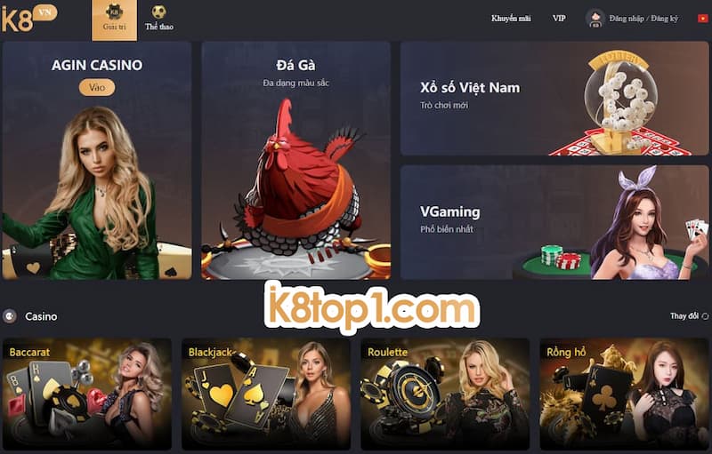 Game K8vn Casino có gì hấp dẫn