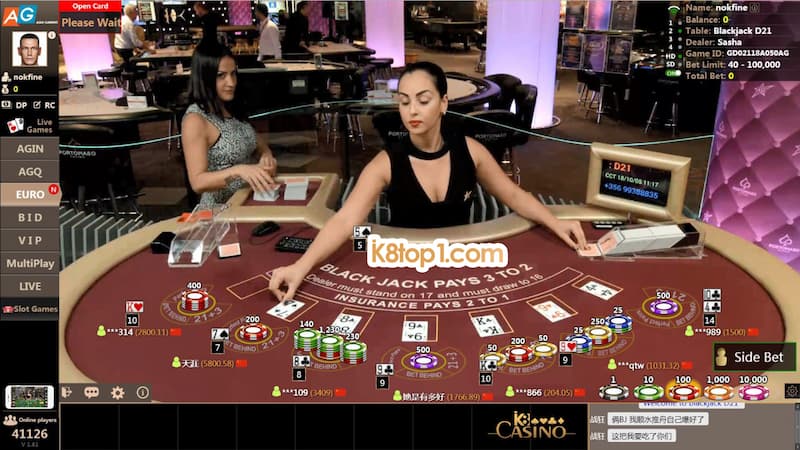 Luật chia bài trong Blackjack K8