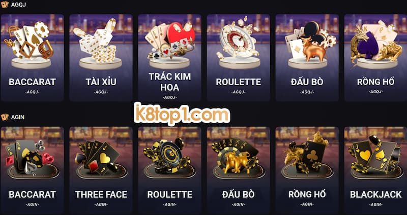 Thuật ngữ phổ biến trong Baccarat K8