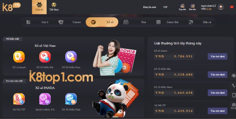 Lý do xổ số online K8 được yêu thích