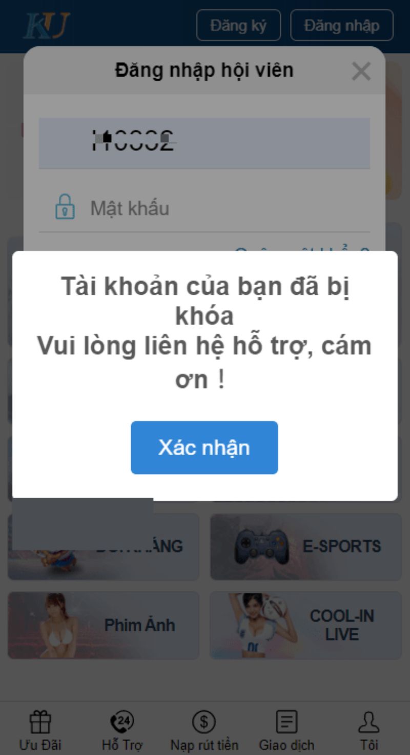 Cách mở tài khoản cá cược bị khóa nhanh chóng