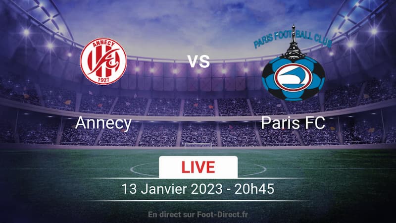 Soi kèo Annecy vs Paris FC 2h45 ngày 14/1/2023, Ligue 2